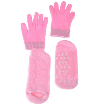 2013 Hot new ! Gel hydrating gloves and socks gel moisture socksand gloves