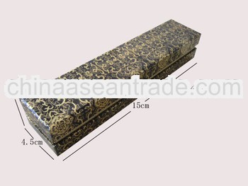 2013 New product luxury black custom hair extension boxes