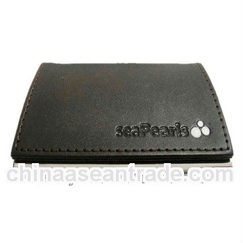 2013 Newest PU Leather &Metal Name card holder