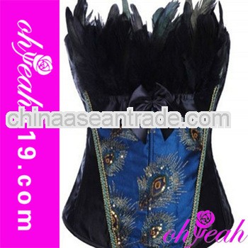 2013 Ohyeah female lingerie nightwear bodyshaper hot wholesale sexy open bust corset