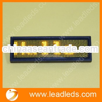 2013 Perfect promotion gifts rechargeable led name badge