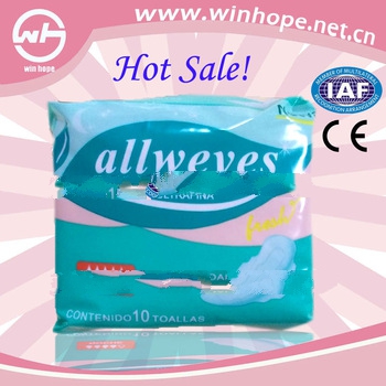 2013 factory price with high absorbency!! kotex sanitary napkin
