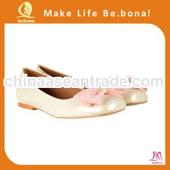 2013 hot sale OEM Women's Flat Patent Ballerina Pumps shoes
