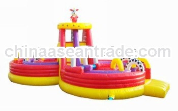 2013 hot sale inflatable slide and inflatable pool and bouncy castles inflatable