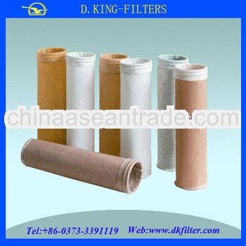 2013 hot sale nomex nonwoven cloth filter bags