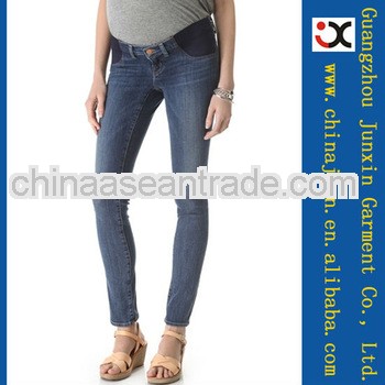 2013 hot sale pregnant women skinny jeans from china maternity cotton jeans (JXL20910)