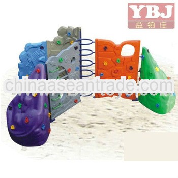 2013 hot sell fitness equipment plastic climbing wall for kids