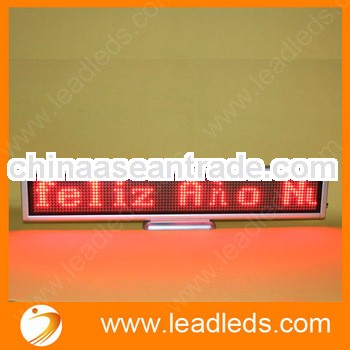 2013 indoor programmable led light board with moving message