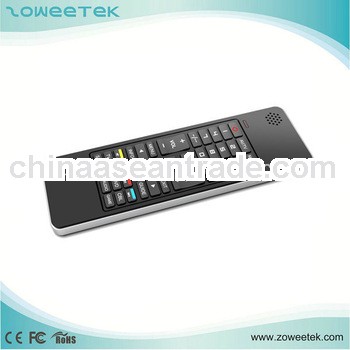 2013 new design air mouse keyboard with speaker and microphone
