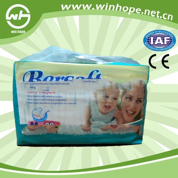 2013 new design good price baby's love with tissue paper anion baby diaper CE