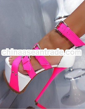 2013 new design women free shipping peep toe high heels