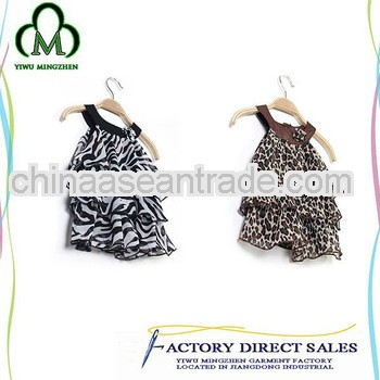 2013 sexy design Leopard baby dresses girls dress for girls