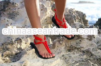 2014 New design Unique Fashion DIY beach ribbon sandals