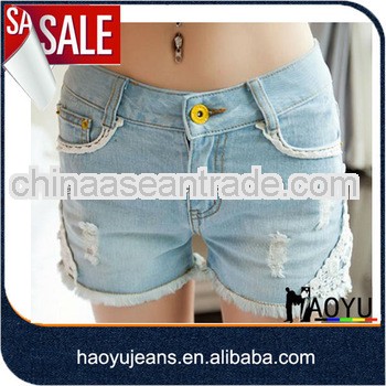 2014 New fashion Girls jeans hot shorts denim (HYS705)