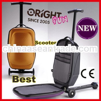 2014 brand new 21'' PC and EVA suitcase scooter luggage