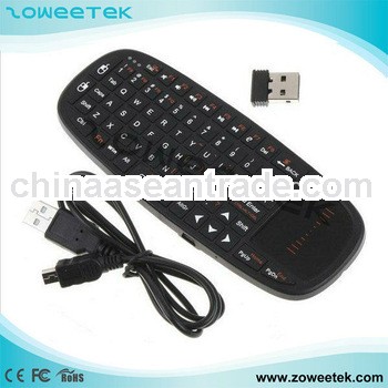 2.4G ultra mini arabic keyboard and touchpad for IPTV/HTPC