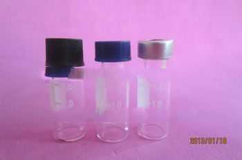 2ml amber glass tubular vial with cap