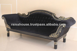 French Furniture - Colonial Double End Couch Fixed Cuhion