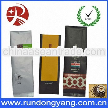 300g high quality color coffee packaging bags in different style