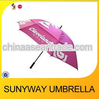 30''*8ribs Big Pink lady golf umbrella windproof