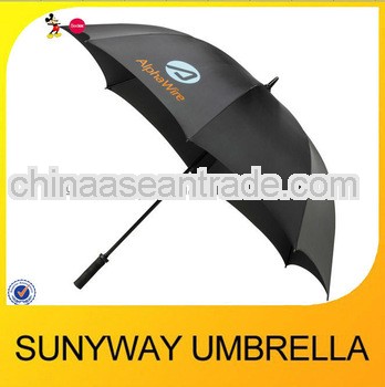 30''*8ribs China factory manufacturing beautiful 2013 new gift black umbrella outdoor umbrel