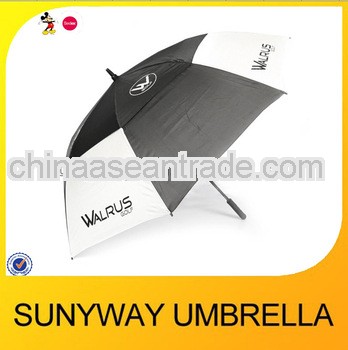 30''*8ribs logo rain golf umbrella windproof