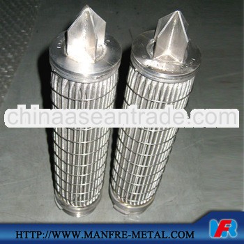 316L Candle type oil filter element(100% stainless steel )