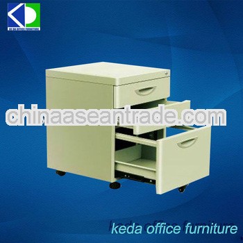 3-Drawer movable file cabinet Steel Mobile Pedestal Cabinet