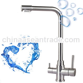 3 way filter water stainless steel faucet