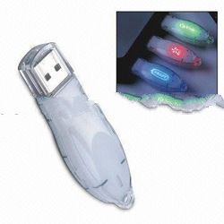 USB Flash Drive with lights, Simple/Gift USB Thumb Drive, Singapore, Malaysia, Indonesia, USA