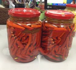 Pickled red hot chilli/ salted red hot chilli