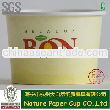 4oz food grade frozen ice cream small paper container