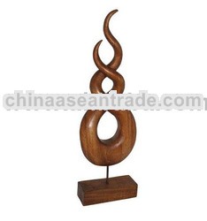 WOODEN ABSTRACT FIGURE
