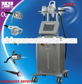 50KHZ Ultrasonic Cavitation & vacuum & RF multifunction beauty equipment