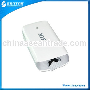 5200 mAh Power Bank Mini Pocket 3G WiFi Router,RJ45 Port