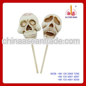 56g Hard Lollipop Skull Bone Shaped Candy