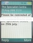 SMS Appointment Reminder System