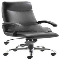 OASIS PLATINUM Trapezio Swivel Leather Office Chair