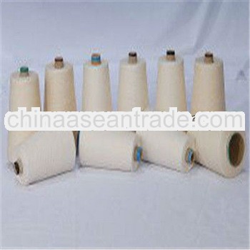 60/2,60/3 raw white 100% polyester spun yarn for sewing in cone