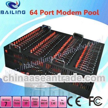 64 Port Modem Pool for SMS MMS with Wavecom and Siemens Module SMS Machine