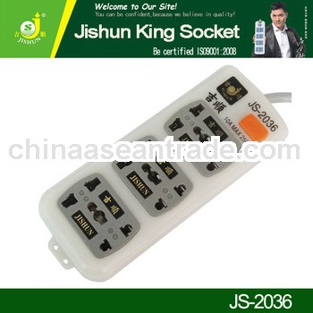 6 Gang Socket Outlet With Switch/6-way Plug/Socket