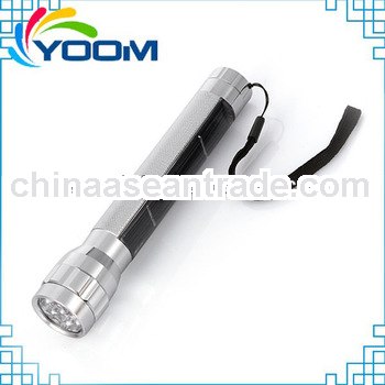 7 leds YMC-T701AN durable aluminum best solar flashlight