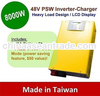 8000W output 48V 220v 60A Pure Sine Wave inverter UPS inverter charger 48v
