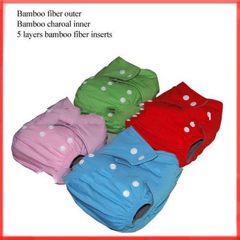 8Bright Color Reusable Organic Diaper Bamboo Baby Products