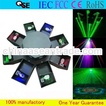 8 Eyes/Heads Green/Red UFO Stage DJ Disco Laser Lights Sale