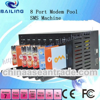 8 Port Modem Pool for send bulk SMS MMS SMS Modem Pool with Wavecom and Siemens Module