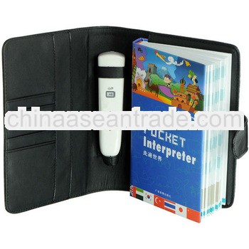 Adult use travelling guide reading pen book in 14 languages