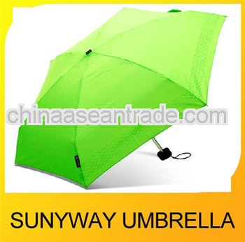 Aluminum Pocket Mini 5 Fold Flat Umbrella