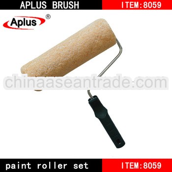 American style paint rollers with design