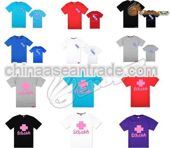 Applique xl guangdong round neck t-shirts